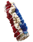 4″ White Sage Smudge Bundle – Assorted Floral Wraps