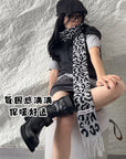 Korean Style High-grade Wool Knitted Small Scarf