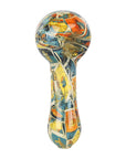 Pulsar Inside Print Glass Spoon Pipe | 4.75"