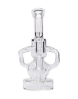 Human Grade Stubby Klein Glass Recycler Rig Water Pipe