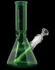 "Crown Jewel" Emerald Green Beaker Bong