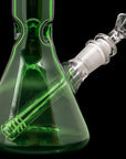 "Crown Jewel" Emerald Green Beaker Bong