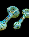 "Polka Dot" Glass Spoon Pipe