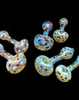 "Polka Dot" Glass Spoon Pipe