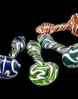 "Warped Space" Color Glass Hand-Pipe