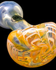 "Cake Head" Color Swirl Glass Pipe