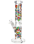 Pulsar Design Series Straight Tube Glass Water Pipe | 12" | 14mm F