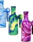 Pulsar Marbled Glass Ash Catcher - 4.25" / 14mm / Colors Vary