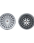 ONGROK Flower Petal Toothless Aluminum Storage Grinder | 5pc
