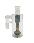 Colorful Swirl Handblown Glass Showerhead Perc Ash Catcher