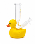 Rock Glass SunnyQuack β Yellow Duck-Shaped Glass Bong