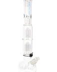 ROOR Tech 17″ Bubble-Base Bong with Dual Tree Percs – 5 mm – Assorted Decals