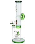 Pulsar Double Stacked Halloween Glass Water Pipe - 12.75" / 14mm F