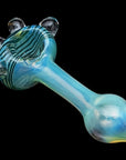 "Spiral Marble Head" Glass Spoon Pipe