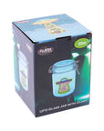 GLASS JAR WITH CLASP