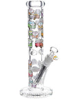 Pulsar Design Series Straight Tube Glass Water Pipe | 12" | 14mm F