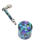 Metal Pipe & 4-Part Metal Grinder Gift Set – 1½″ – Choose Design