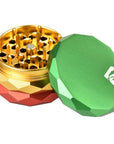 Pulsar Diamond Faceted Aluminum Herb Grinder
