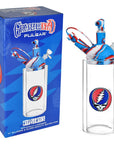 Grateful Dead x Pulsar Silicone & Glass Gravity Water Pipe - 11"