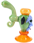 7″ Tiki Face Color-Changing Glass Bubbler