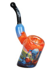 Grateful Dead x Pulsar Inside Print Bent Sherlock Pipe | 4"