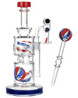 Grateful Dead x Pulsar Stealied Out Dab Rig Set - 9" / 14mm F