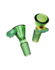Pulsar Fruit Series Avocado Gold Herb Pipe Glow Duo - 10" / 14mm F