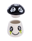 MUSHROOM SKULL STASH JAR