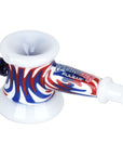 Grateful Dead x Pulsar Bolt Wig Wag Glass Hammer Hand Pipe - 4"