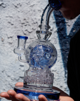 9" AFM Swiss Shower-Head Perc Glass Dab Rig