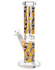 Pulsar Design Series Straight Tube Glass Water Pipe | 12" | 14mm F