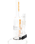 ROOR Tech Stemless Straight Tube Bong – Barrel Perc – 12″ – Clear