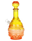 SeshGear Vintage Ombre Glass Water Pipe - 10.5" / 14mm F / Round Lotus