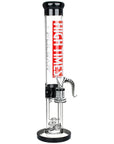 High Times x Pulsar Logo Straight Tube Recycler Water Pipe - 14.75" / 14mm F