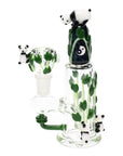 Empire Glassworks “Climbing Pandas” Glass Nano Rig – 5½″ – US-Made