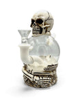 Skull Globe Head Glass Bong