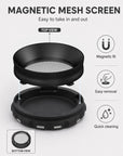 Kozo 4" Non-Stick, Ceramic Coating ,Aluminum Grinder