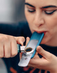 Blue Mini Genius Pipe