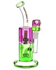 Pulsar Bicolor Glycerin Chugger Water Pipe | 9.75" | 14mm F
