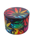 SPLASH ARTWORK HERBAL LEAF 4-PIECE GRINDER