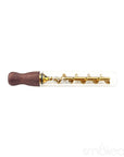 7 Pipe Twisty Glass Blunt Wood