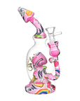 Pulsar Shroom Celebration Water Pipe | 8" | 14mm F