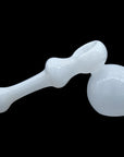 "Ivory Hammer" Glass Hammer Bubbler Pipe