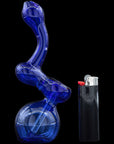 "Sherbub" Glass Sherlock Bubbler Pipe (Various Colors)