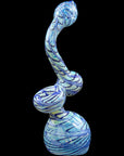 "Bubble Lock" Color Raked Sherlock Bubbler Pipe
