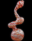 "Bubble Lock" Color Raked Sherlock Bubbler Pipe