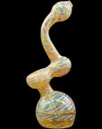 "Bubble Lock" Color Raked Sherlock Bubbler Pipe