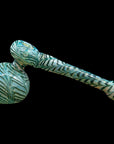 "Full Rake" Fumed Hammer Bubbler Pipe (Various Colors)
