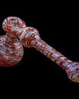 "Full Rake" Fumed Hammer Bubbler Pipe (Various Colors)