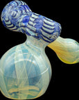 "Raked Sidecar" Fumed Sidecar Bubbler Pipe (Various Colors)